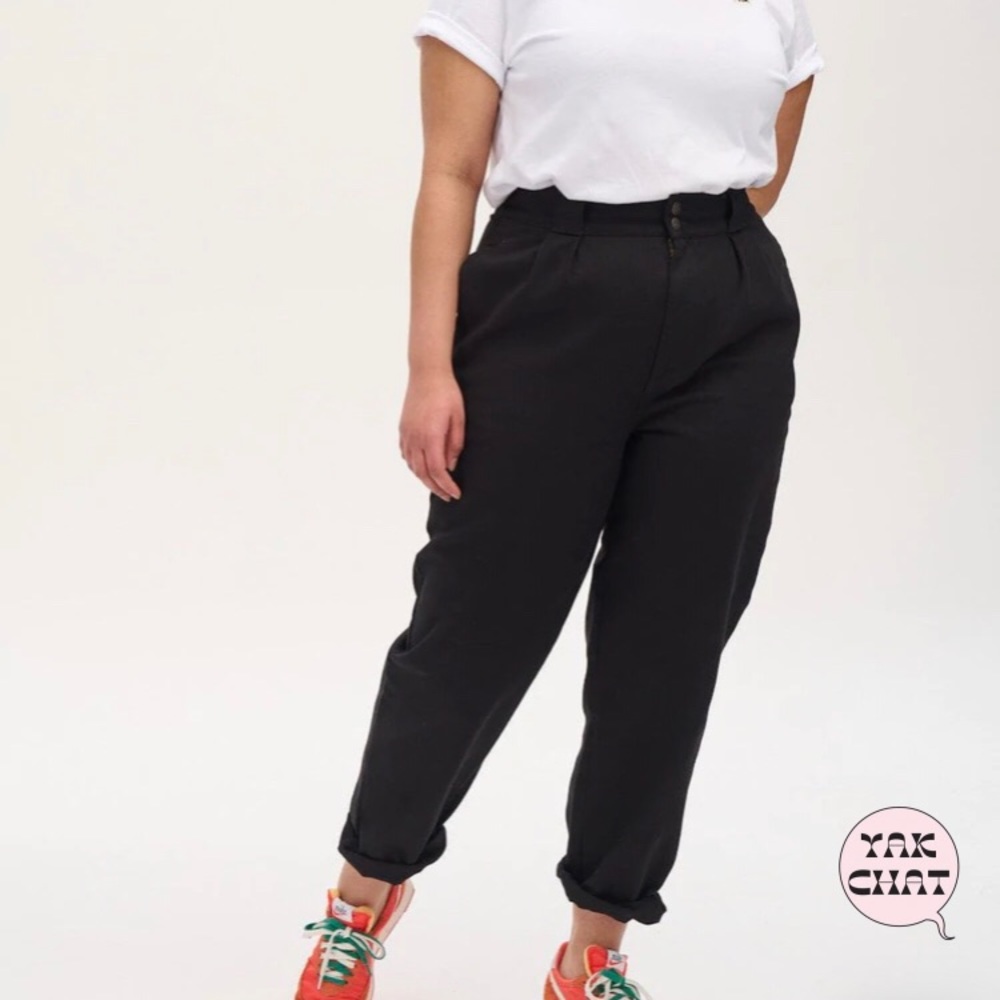 Lucy & Yak Addison Jeans Organic Twill Black W36 UK18 Reg